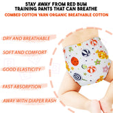 Waterproof Breathable Cotton Potty Training Pants for Babies (Set of 3)